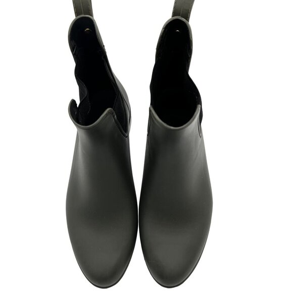 Sam Edelman Womens 8 Tinsley Moss Green Chelsea Ankle Rain Bootie - Picture 10 of 16